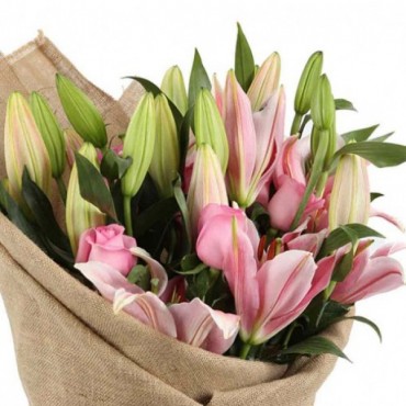 Pink Lily Bouquet